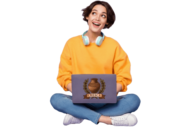 Student at the center